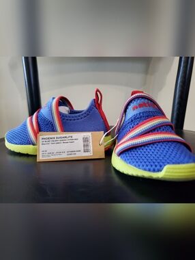 native Kids Phoenix SugarLite Blue & Green Slip-On Shoes